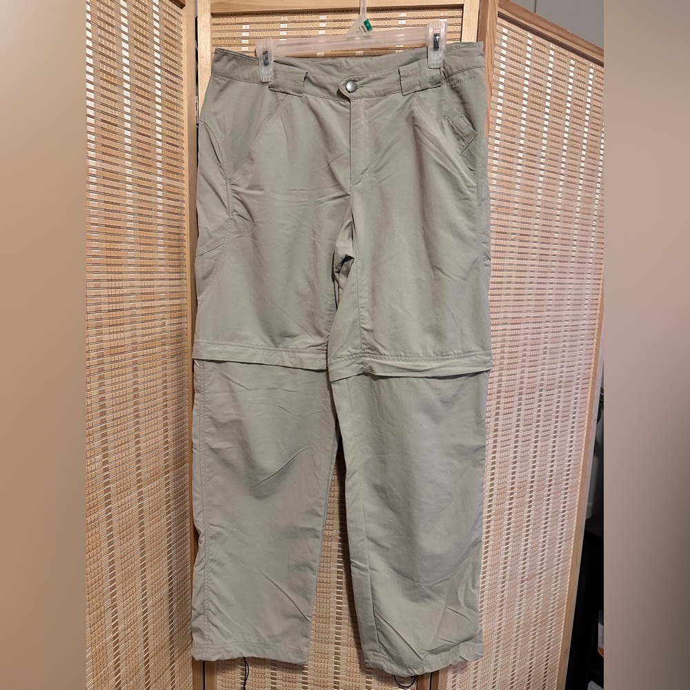 Columbia Women's Light Khaki Zip-Off Cargo Pants - Picture 1 of 9